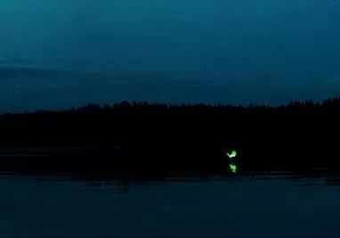 This is the ghost lights appears over the river in west bengal.