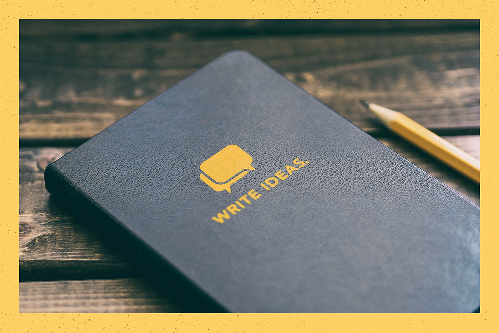 Small Leather Notebook for Writing Ideas