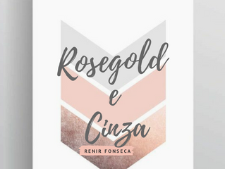 Rosegold e Cinza, combinação perfeita na decoração