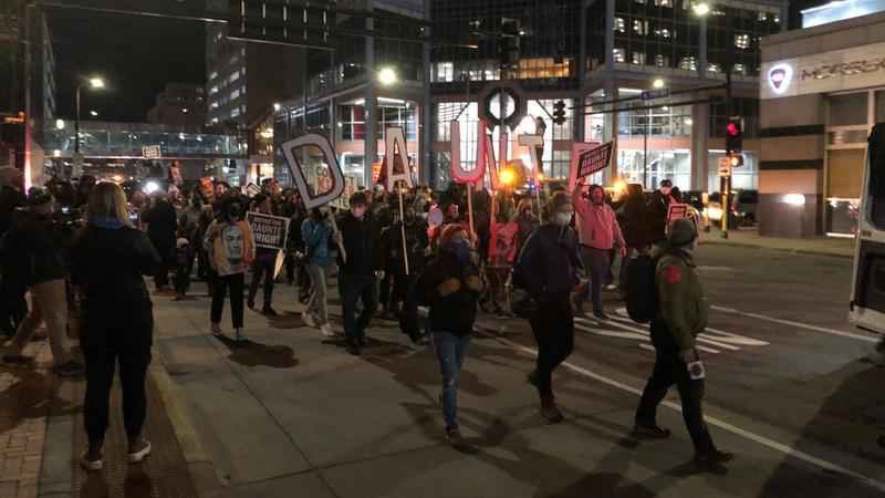 Police are not working to track down driver who drove through crowd of Daunte Wright supporters because protesters did not have a permit. content media