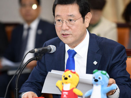 이용섭 시장, 수영대회 홍보 위해 중국 방문