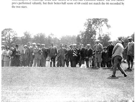 'A great asset to the town': 1922 - Club founders toast the opening of Haywards Heath Golf Links