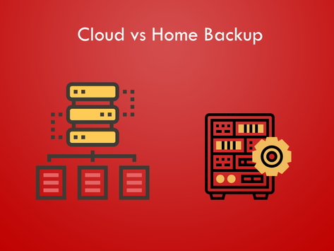 Cloud Vs Home Backup - comparing the incomparable