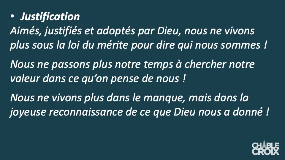 Visons juste !
