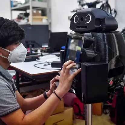 Technological Solution Against Coronavirus from Thailand: Ninja Robots