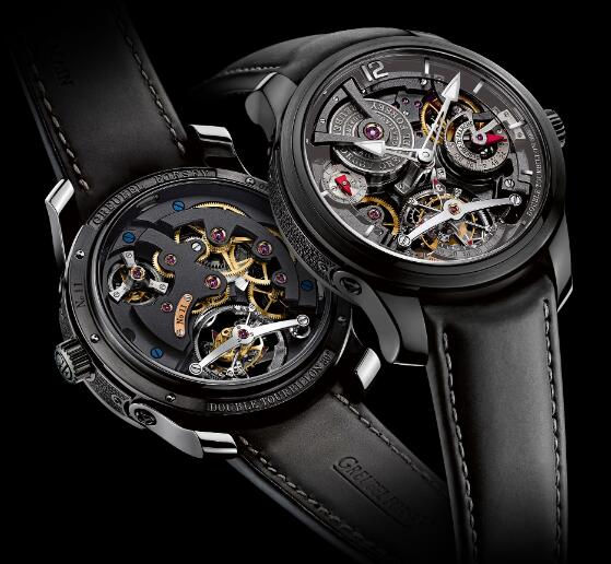 Greubel Forsey Watch Double Tourbillon 30 Technique Black Titanium Men content media