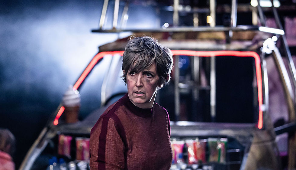 Julie Hesmondhalgh is Mother Courage in the Royal Exchangeand Headlong's production of the Brecht classic. All pics: The Other Richard