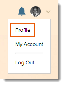 select profile to edit Parenting Forum account