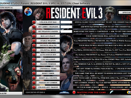 RESIDENT EVIL 3 SPECIAL EDITION + BYPASS ANTI CHEAT (Cheat Software)