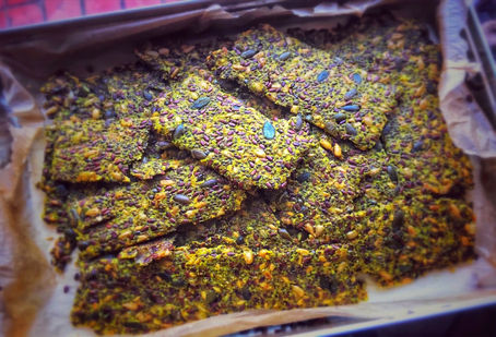 Keto Seed Crackers