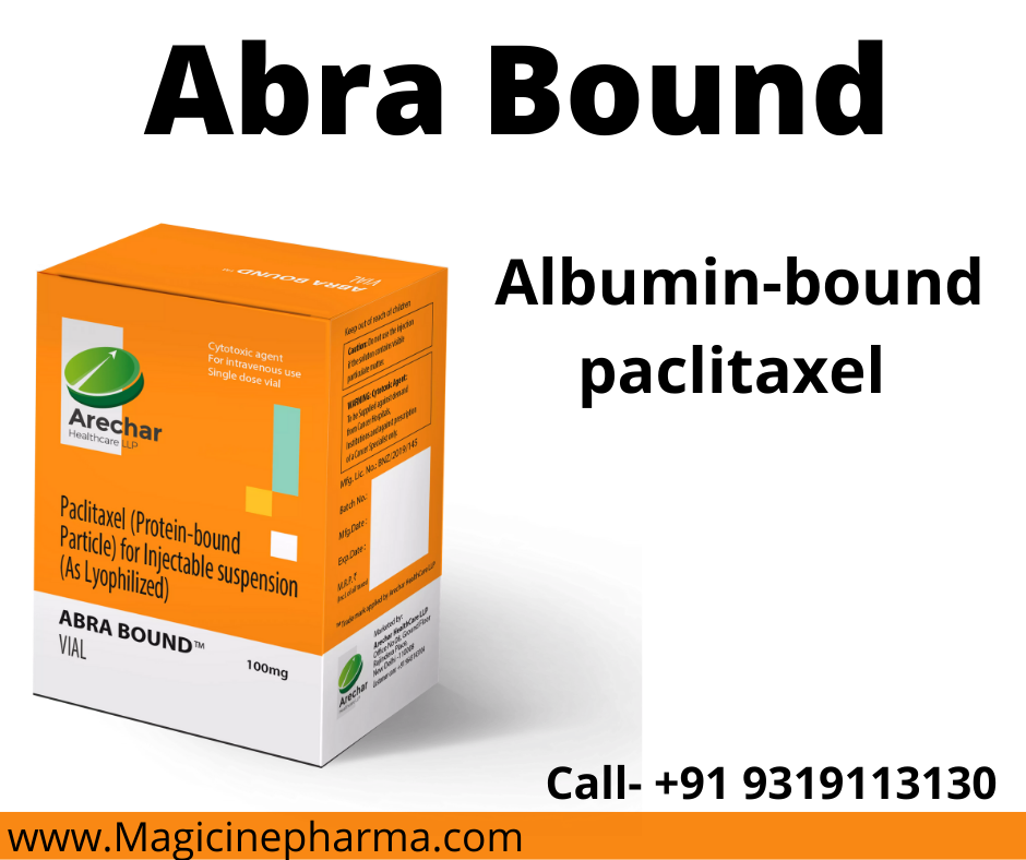 Albumin bound paclitaxel injection content media