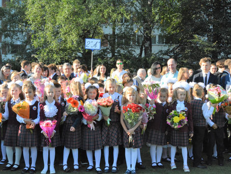 2A класс! Линейка и первый учебный день