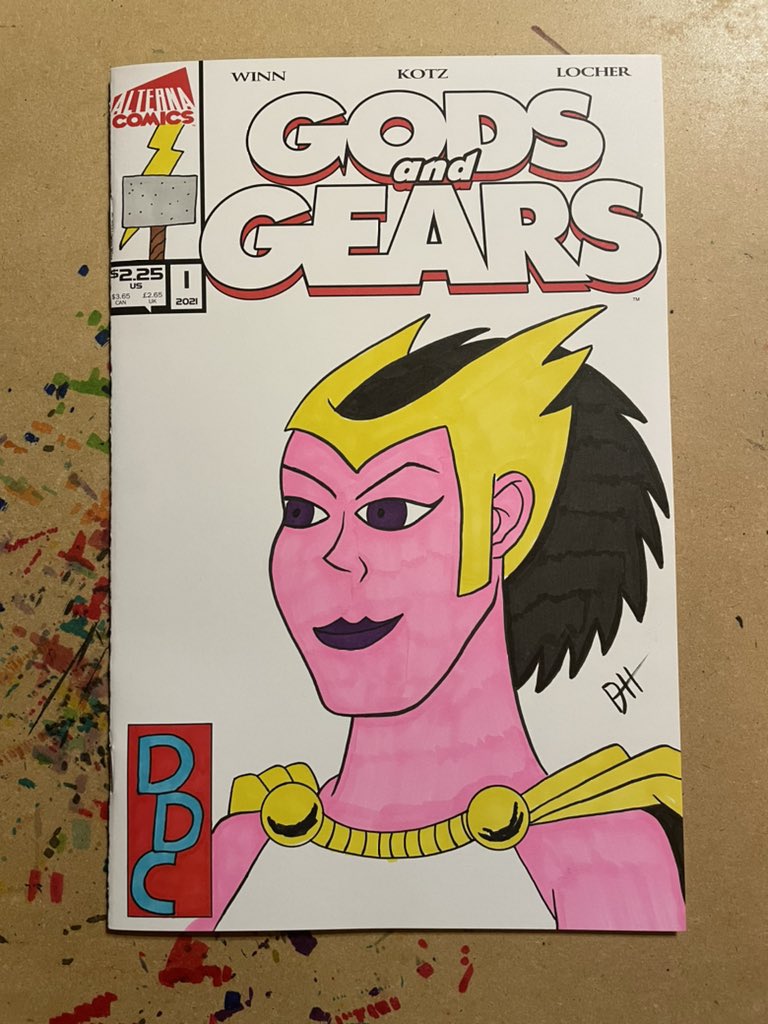 Gods and Gears Sketch Cover content media