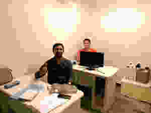 Sede administrativa do IBPE, André Bento Monticelli e Michelle Reis (acervo IBPE).
