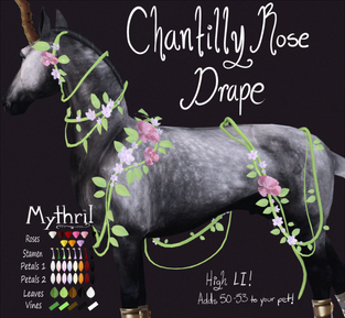 ~ Mythril ~ - Chantilly Rose Drape