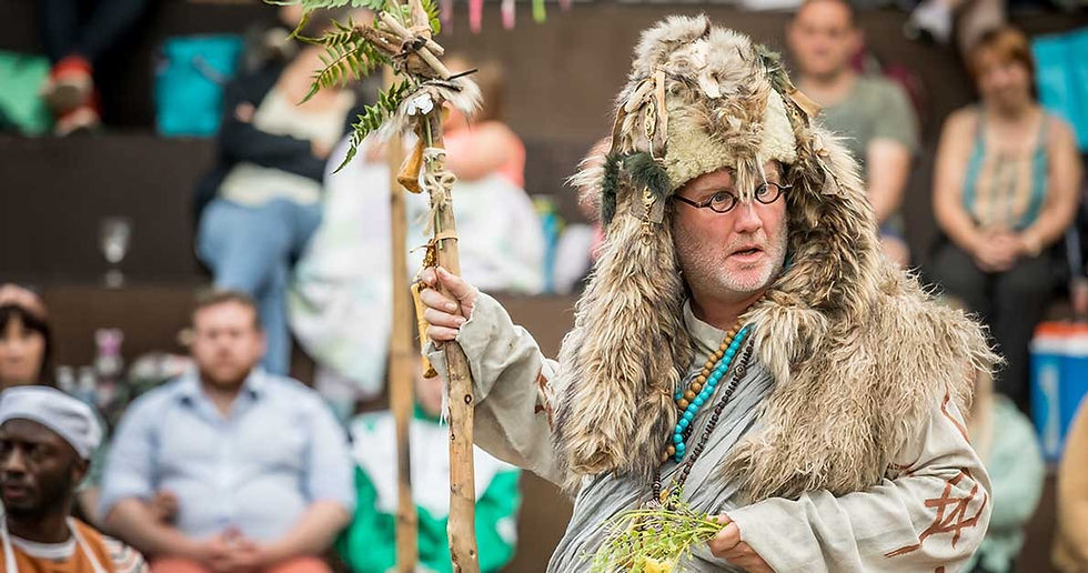 Simeon Truby in The Comedy of Errors at Grosvenor Park Open Air Theatre, Chester. All pics: Mark Carline
