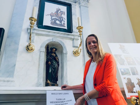 Sint-Jorisbeeldje vermist?