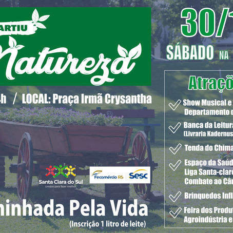 “Partiu Natureza” é atração neste sábado