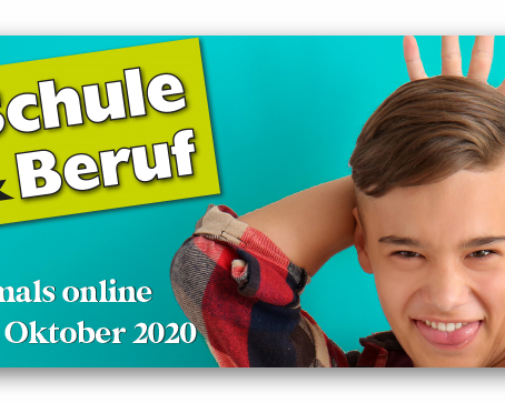 Messe-NEWS: SCHULE & BERUF – erstmals online