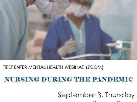 First Enter Mental Health Webinar series 2020-2021