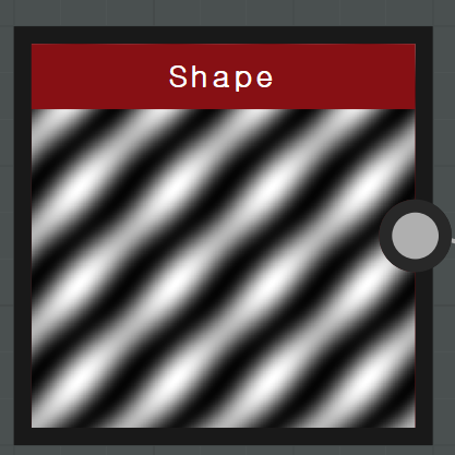 Main pattern 使用的 Shape 参数。 Tiling : 4 Pattern : Bell Scale : 1.5 Size : X=2 , Y=0.62 Angle : Turns = -0.13 , Degrees = -48 Rotation 45 = False Non Square Expansion : True Non Square Tiling : False