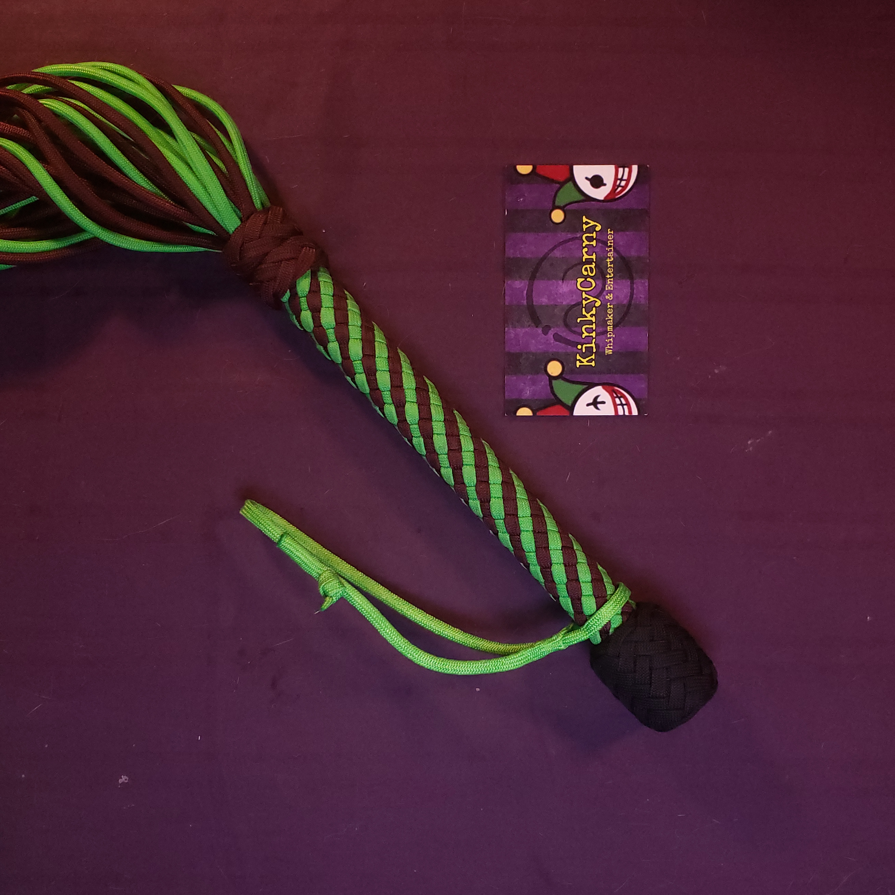 New Green & Maroon 26" Flogger $78 content media
