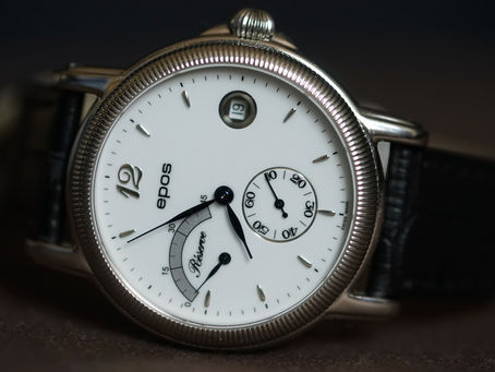 Epos Reserve De Marche (ref:3167 – A) – A beautiful dress watch in “Pure White”