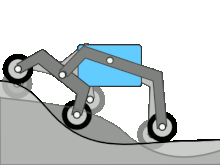 Rocker Bogie Suspension Design GIF