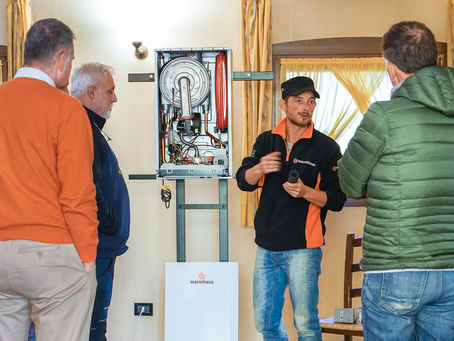 Primo corso sulle caldaie Warmhaus
