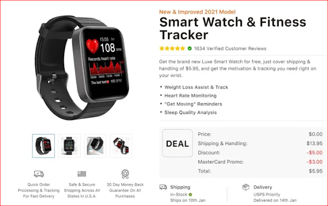 Luxe SmartWatch Fitness Tracker - Is 100% Scam Or legit content media