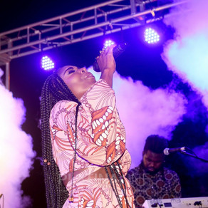Pérola em concerto no Bessangana