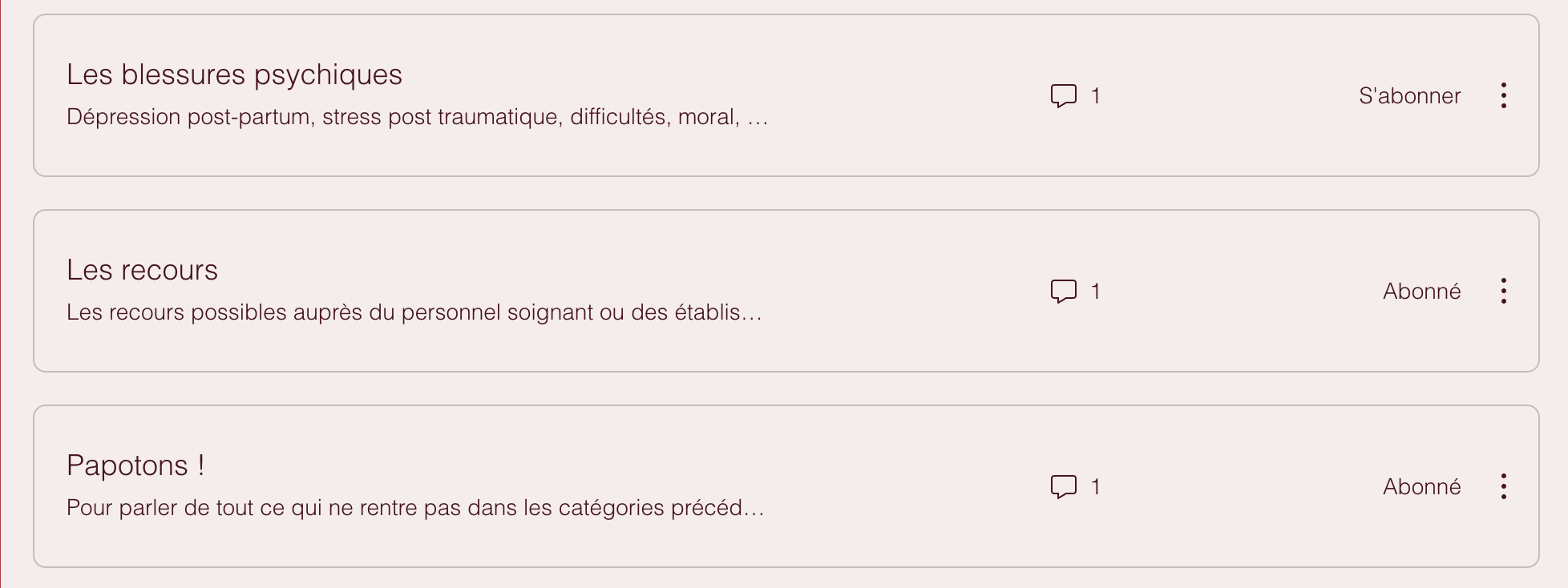 Bienvenue ! content media