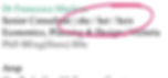 An image of an email signature: "Dr Francesca Maclean // Senior Consultant | she / her / hers // Economics, Planning & Design | Victoria // PhD BEng(Hons) BSc // Arup"