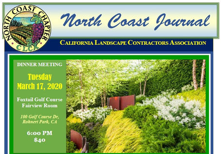 March, 2020 Newsletter