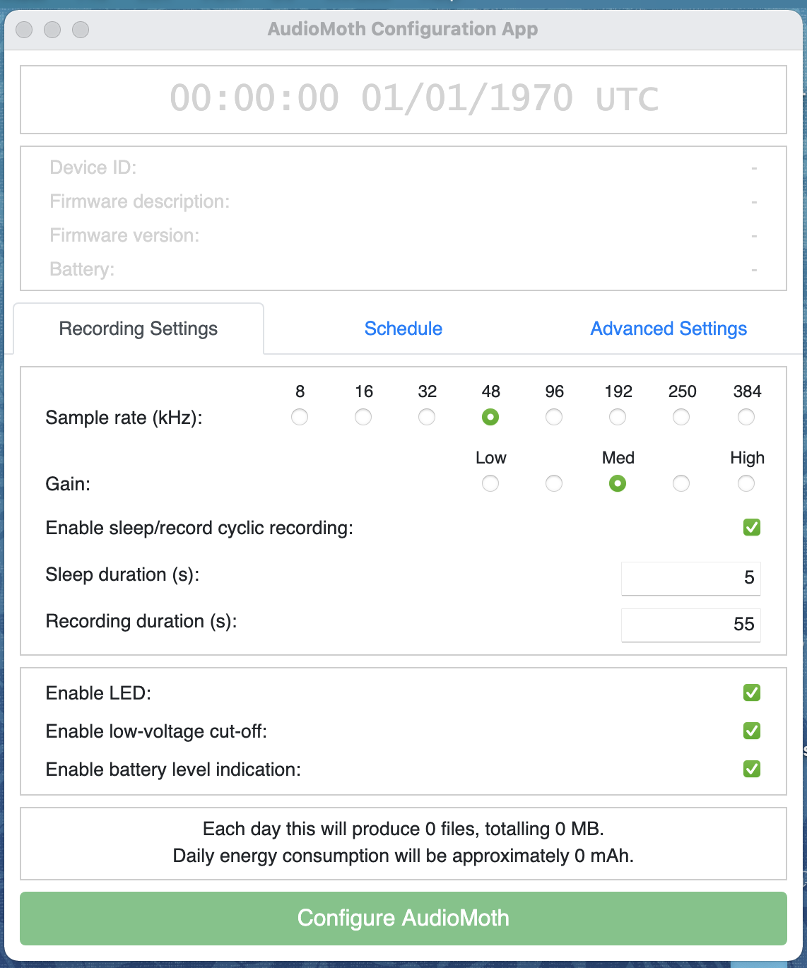 Configuring with a MacBook Pro content media