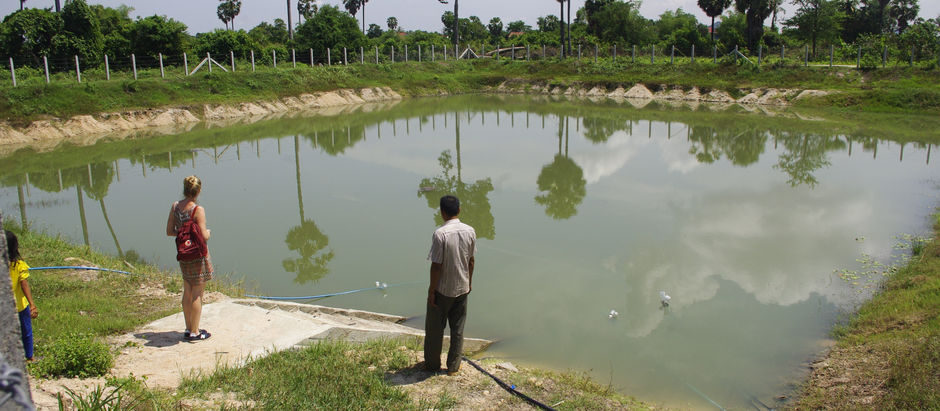 To compensate for changes in rainfall patterns in a Cambodian agricultural territory