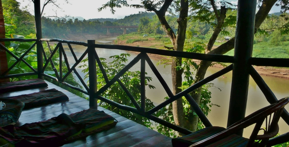 Luang Prabang au Laos vue mekong
