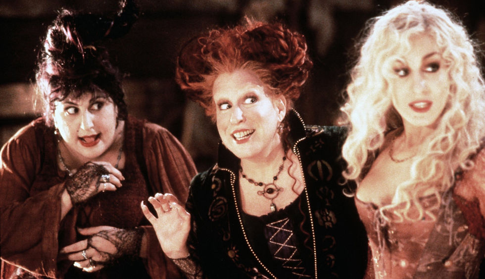 The Sanderson Sisters: Mary, Winifred, and Sarah