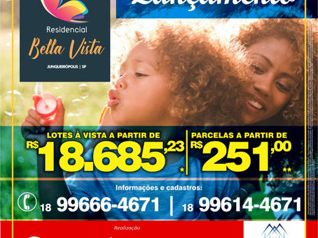 REF 135 - RESIDENCIAL BELA VISTA - JUNQUEIRÓPOLIS SP.
