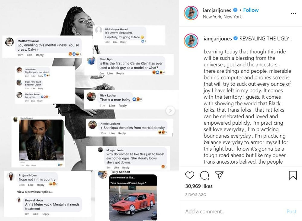 Black Trans Model Blesses Calvin Klein's New Pride Campaign