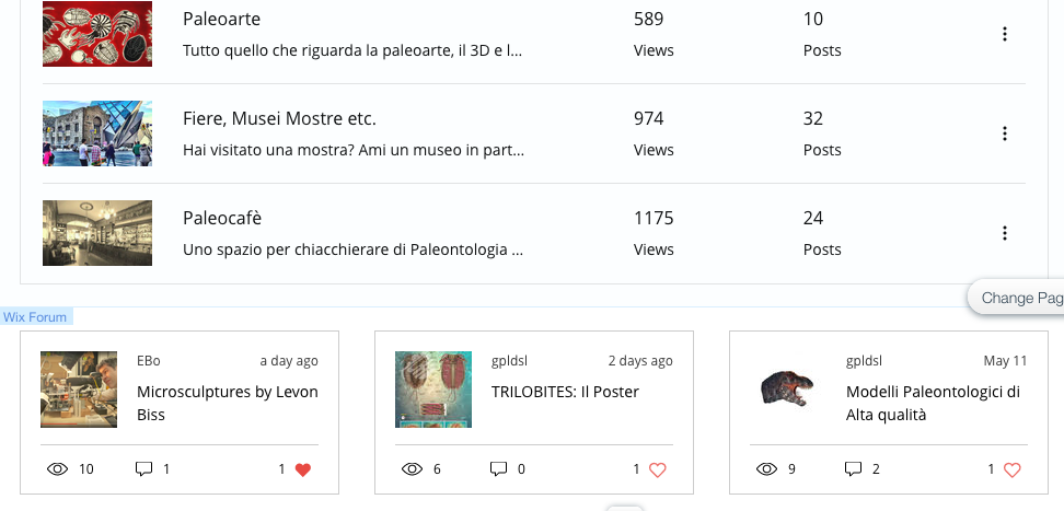 NOTIFICHE NELLA PAGINA FORUM content media