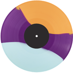 3 Colour Striped Vinyl Record