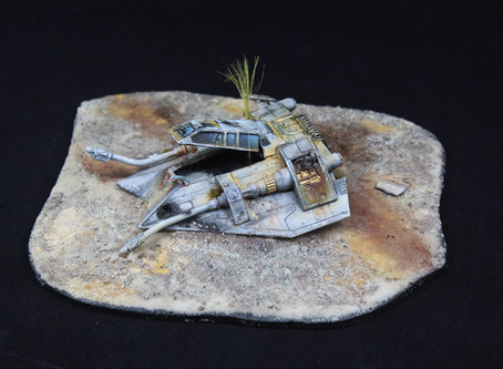 Custom Airspeeder Crash Landing