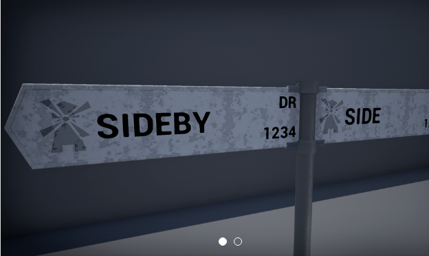 Dynamic Street Name Signs UE4