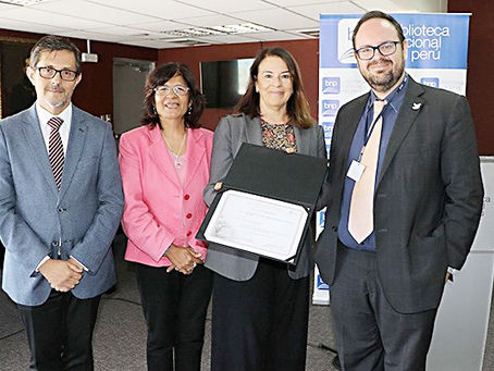 Unesco reconoce labor de la Biblioteca Nacional del Perú
