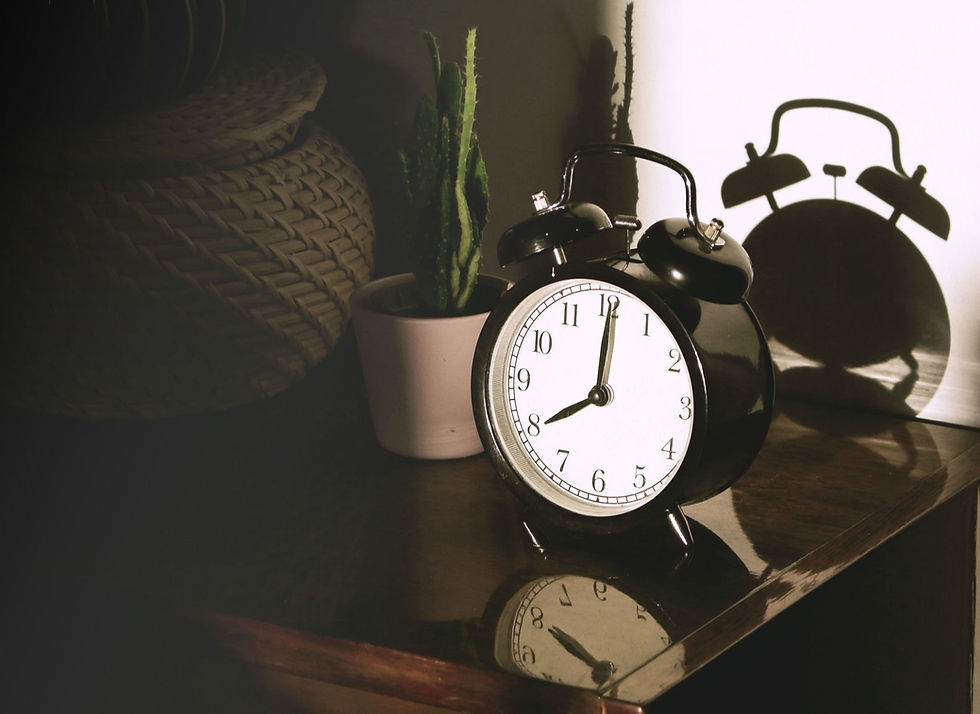 Alarm clock for morning routine