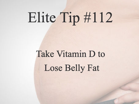 Take Vitamin D to Lose Belly Fat