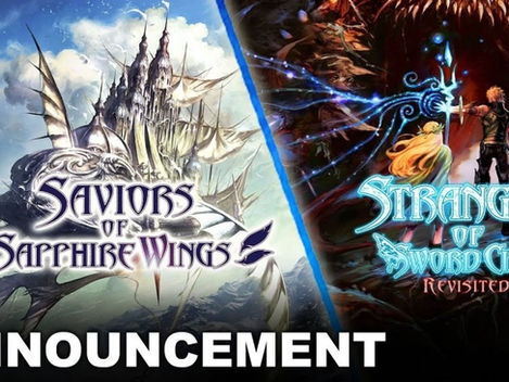 SAVIORS OF SAPPHIRE WINGS & STRANGER OF SWORD CITY REVISITED, ANNOUNCED FOR SWITCH, LAUNCH IN 2021