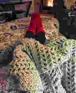 Mountain Mama Crochet Blanket. Easy Basic Crochet Stitch Blanket. Free Crochet Pattern.