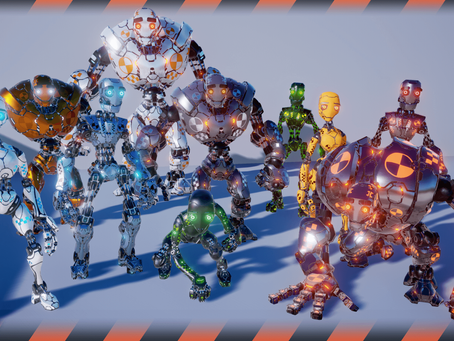 Crash Test Robot Dummy UE4